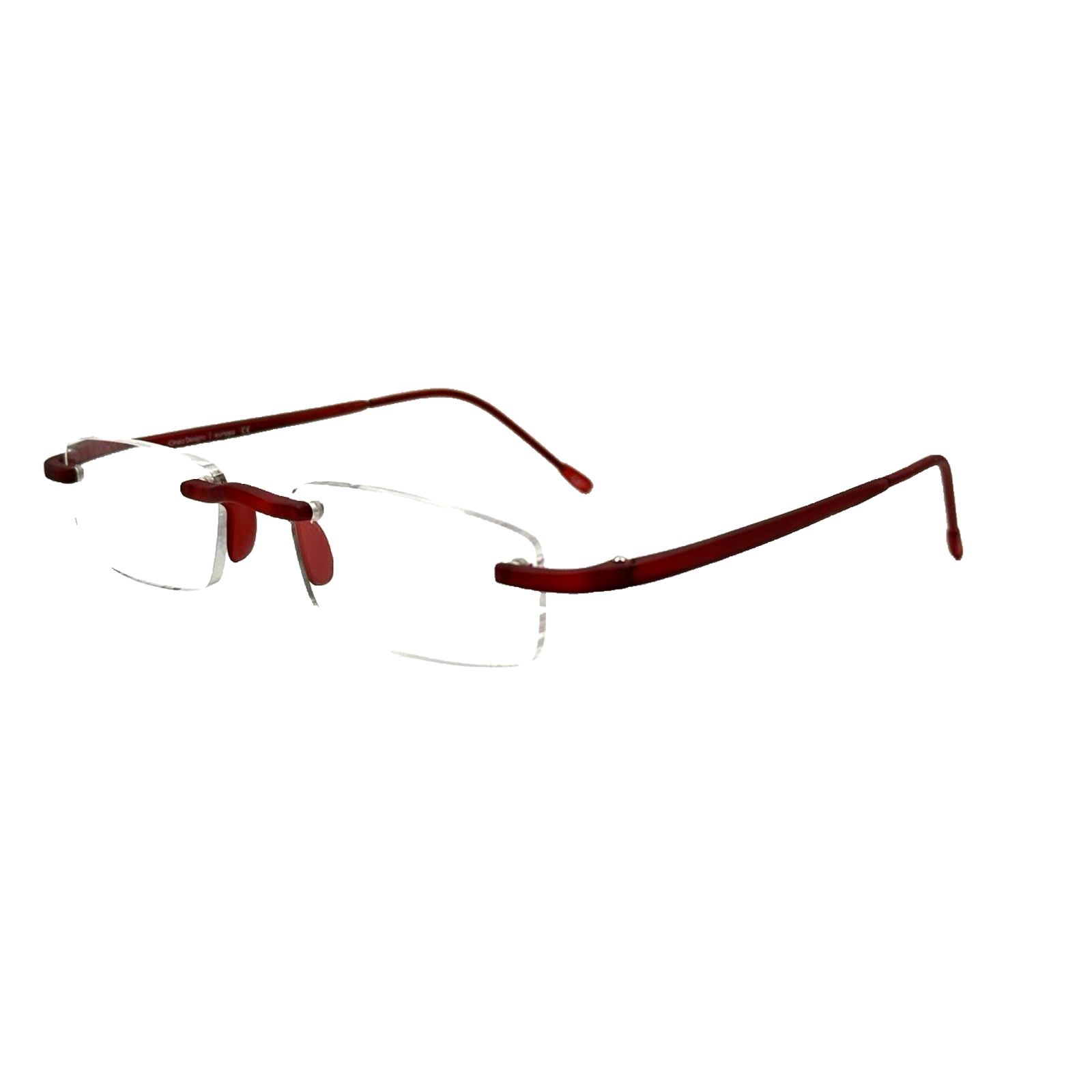 Cinzia Designs Flooid Red Eyeglasses Frames 50-17-135 Rx Ready